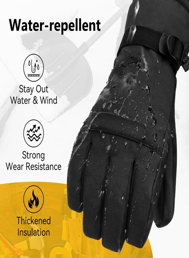 Odtmger Snow Shoveling Work Gloves -Cold Weather Winte Gloves Heavy-Duty, for Construction,Outdoor Labor - Image 3